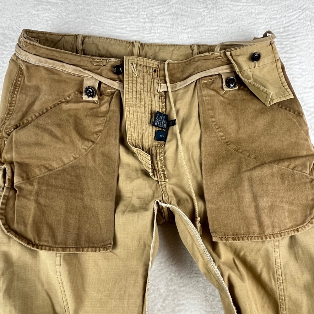 Vintage Polo Ralph Lauren Surplus Fit Military Cargo Pants Mens 32x32 Tan - Picture 14 of 16